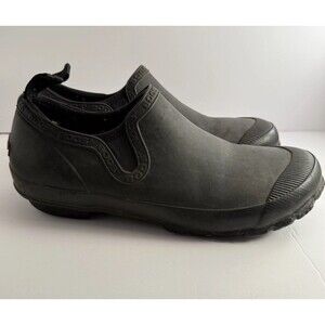 BOGS black rubber garden clogs rain Shoes womens 9